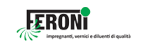 Il logo di Feroni, azienda che produce vernici per legno