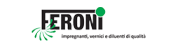 Il logo di Feroni, azienda che produce vernici per legno